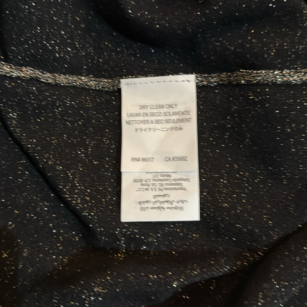 NWT Bebe One Shoulder Metallic Gold Cocktail Boutique Dress Size Large - Picture 10 of 11